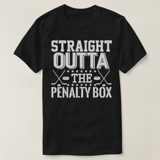 Hockey Penalty Box T-Shirt (Design vorne)