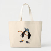 Hockey Penguin Jumbo Stoffbeutel (Vorne)