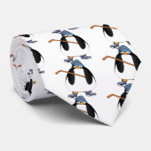 Hockey Penguin Krawatte (Gerollt)