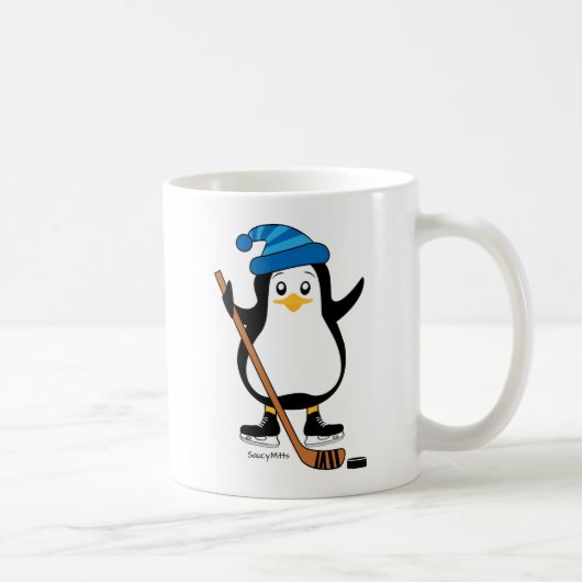 Hockey-Penguin-Tasse Kaffeetasse (Rechts)