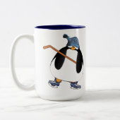 Hockey Penguin Zweifarbige Tasse (Links)