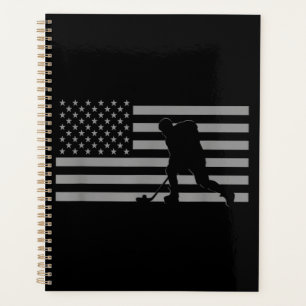Hockey Player - American Flag Hockey Planer