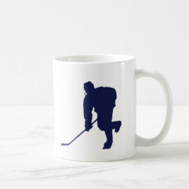 Hockey_Player_Blue Kaffeetasse