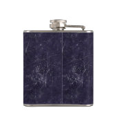 Hockey Player Calligram Hip Flask Flachmann (Rückseite)