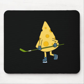 Hockey Player Cute Cheese Hobby Sports Performance Mousepad