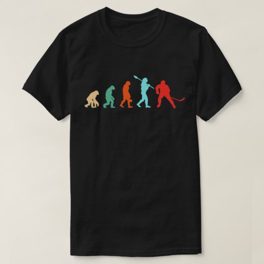 Hockey Player-Evolution T-Shirt (Design vorne)