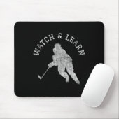 Hockey Player Expertise Blogging Mousepad (Mit Mouse)