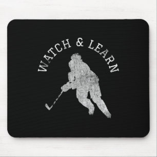 Hockey Player Expertise Blogging Mousepad