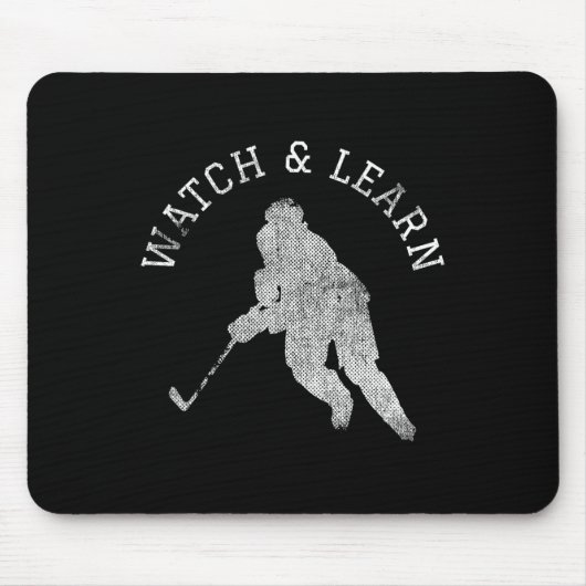 Hockey Player Expertise Blogging Mousepad (Vorne)