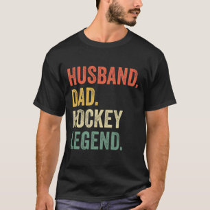 Hockey Player Husband Vater Hockey Legende Vintag T-Shirt
