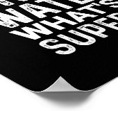 Hockey Player I Walk on Water Poster (Ecke)