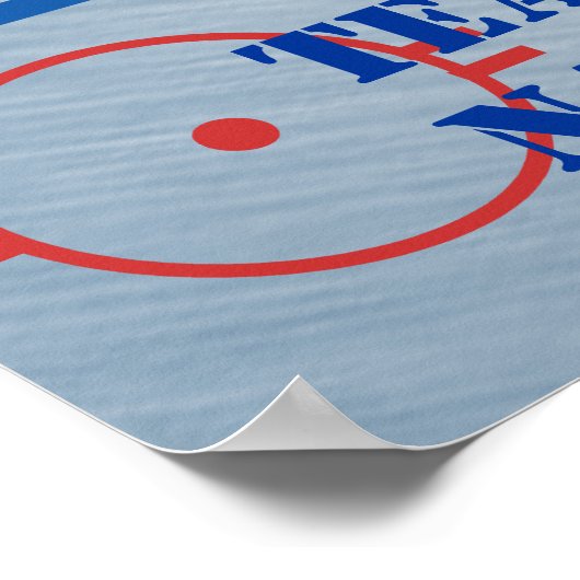 Hockey Player Jersey Poster (Ecke)