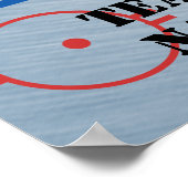 Hockey Player Jersey Poster (Ecke)