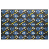 Hockey Player Jersey Puck und Stick Name Number Stoff (Fat Quarter (45,7 x 55,9 cm))