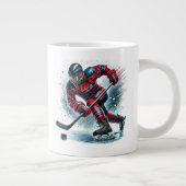 Hockey Player Jumbo  Jumbo-Tasse (Rechts)