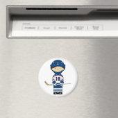 Hockey Player Magnet (In Situ (Geschirrspüler))