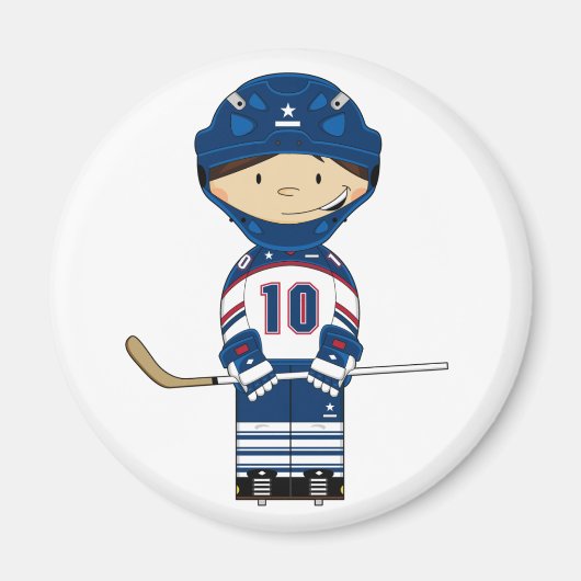 Hockey Player Magnet (Vorne)