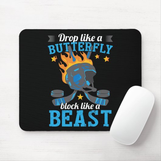 Hockey Player Mousepad (Mit Mouse)