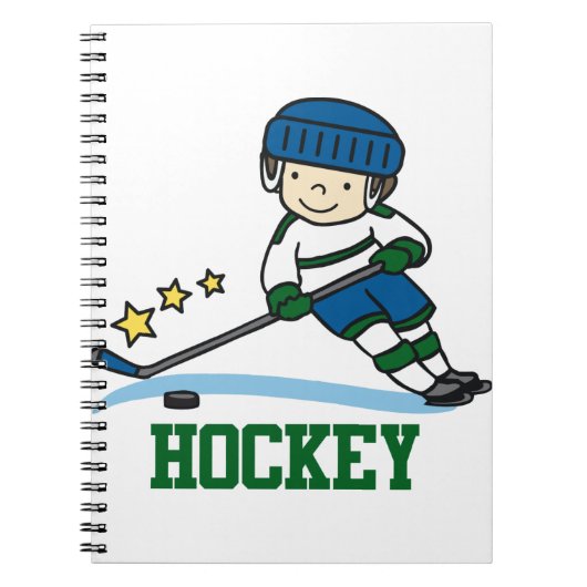Hockey Player Notizblock (Vorderseite)