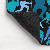 Hockey Player Pattern Mouse Pad Mousepad (Ecke)