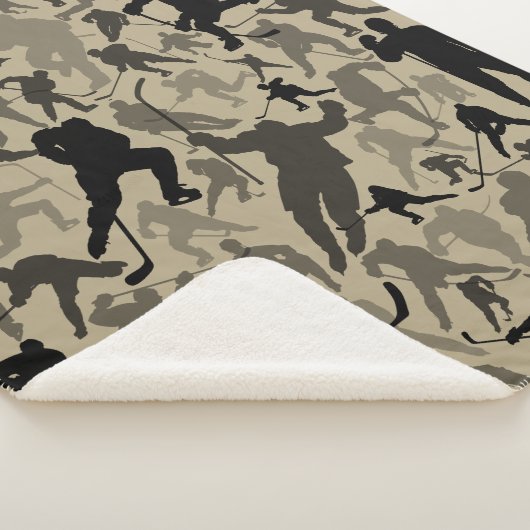 Hockey Player Pattern Sherpadecke (3/4)