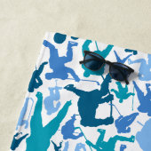 Hockey Player Pattern Strandtuch (Beispiel)