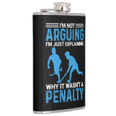 Hockey Player Penalty Flachmann (Rechts)