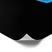 Hockey Player Penalty Poster (Ecke)