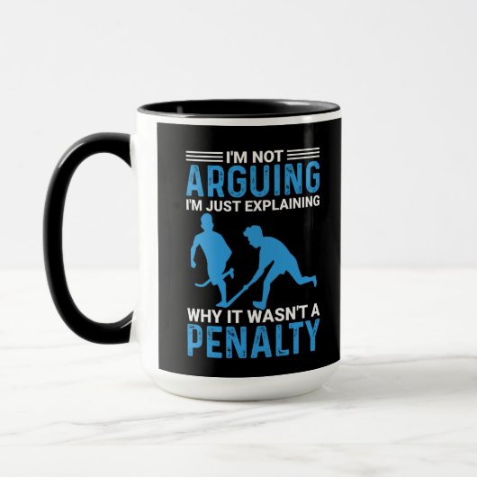 Hockey Player Penalty Tasse (Links)