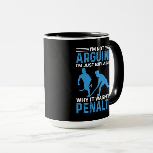 Hockey Player Penalty Tasse (VorderseiteRechts)