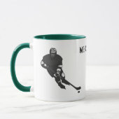 Hockey Player Personalisiert Tasse (Links)