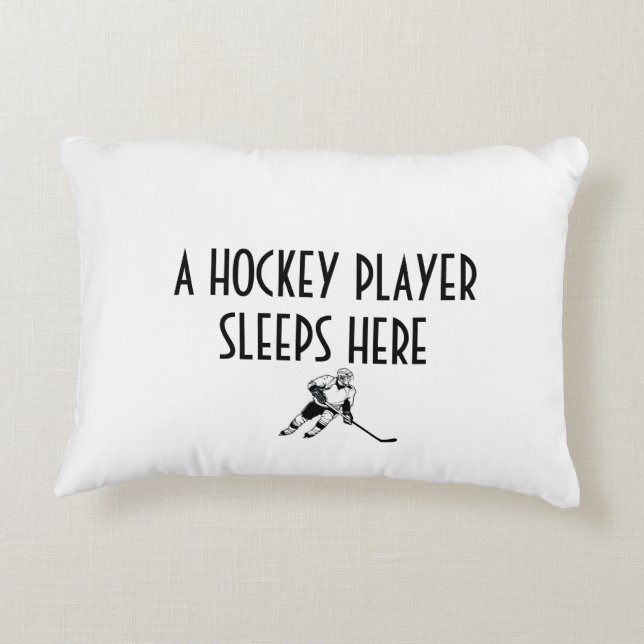 HOCKEY PLAYER PILLOW DEKOKISSEN (Rückseite)