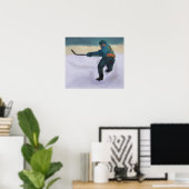 Hockey Player, Poster (Heimbüro)