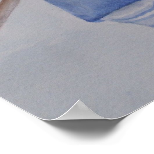 Hockey Player Poster (Ecke)