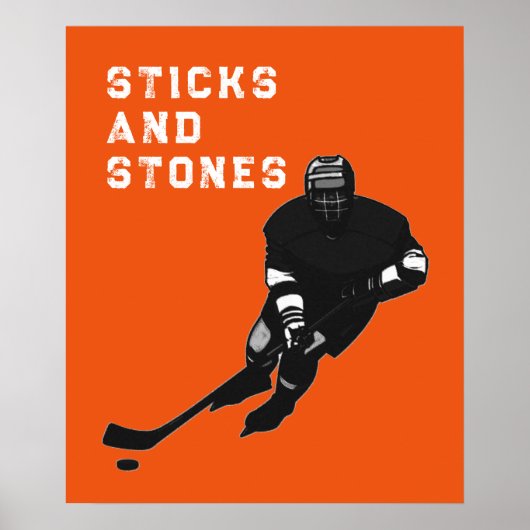 Hockey Player Poster (Vorne)