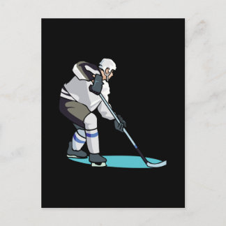 Hockey Player Postkarte