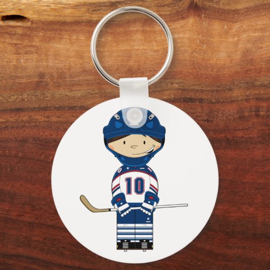 Hockey Player Schlüsselanhänger (Vorderseite)