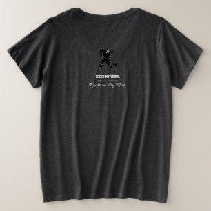 Hockey Player Shirt - Bold & Dynamic Ice Hockey
