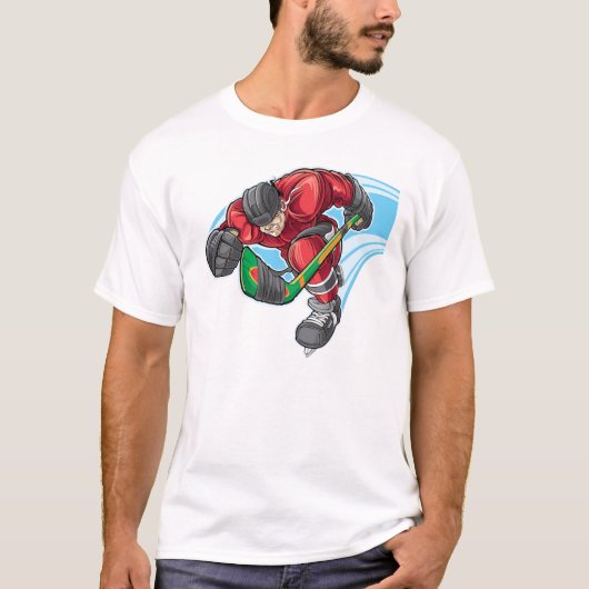 Hockey-Player-Shirt T-Shirt (Vorderseite)