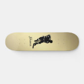 Hockey Player Sport Design Skateboard (Horizontal)