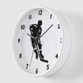 Hockey Player Sport Design Uhr (Winkel)