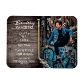 Hockey Player Sports Abschluss Foto Ankündigung Magnet (Horizontal)