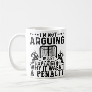 Hockey Player streiten Geschenk Funny Hockey Kaffeetasse