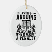 Hockey Player streiten Geschenk Funny Hockey Keramik Ornament (Rechts)