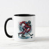 Hockey Player  Tasse (Links)