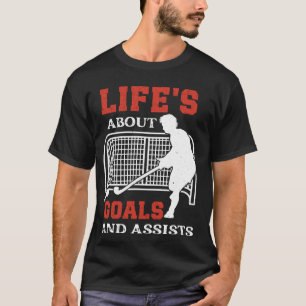Hockey Player Teamwork Sportspiel Lover Fan und C T-Shirt