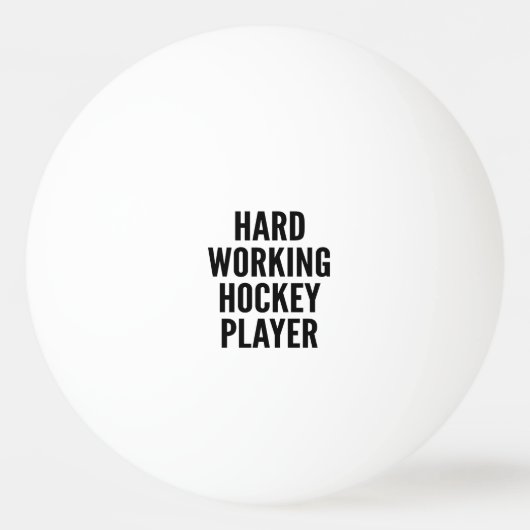 Hockey Player Tischtennisball (Vorderseite)