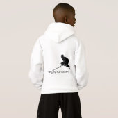 Hockey Player - Wintersport Hoodie (Schwarz voll)
