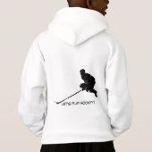 Hockey Player - Wintersport Hoodie (Rückseite)