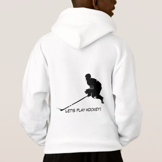 Hockey Player - Wintersport Hoodie (Rückseite)